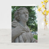 Park-Statue Karte (Gelbe Blume)