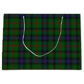 Park tartan grün kariert große geschenktüte (Vorderseite)