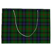 Park tartan grün kariert große geschenktüte (Rückseite)