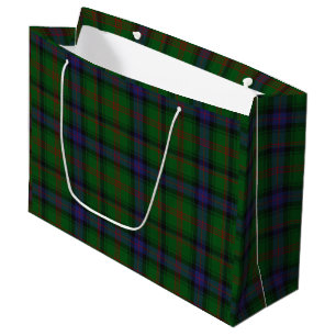 Park tartan grün kariert große geschenktüte