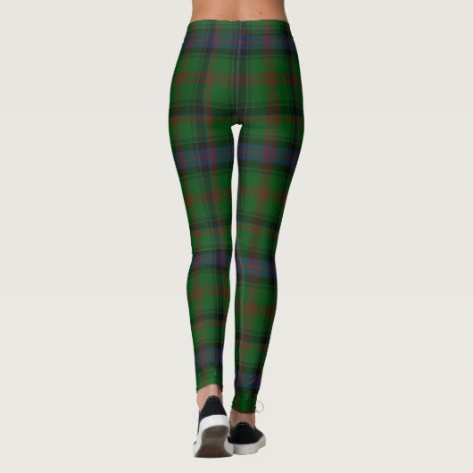 Park tartan grün kariert leggings (Rückseite)