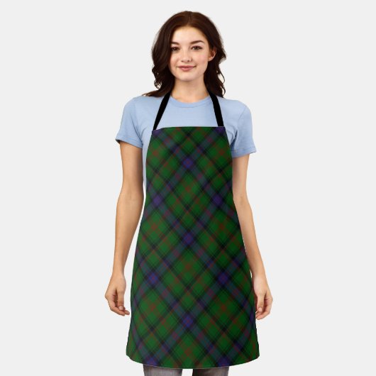 Park tartan grün kariert schürze (Getragen)
