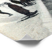 Park Toboggan Slide View, Montreal, Kanada Poster (Ecke)