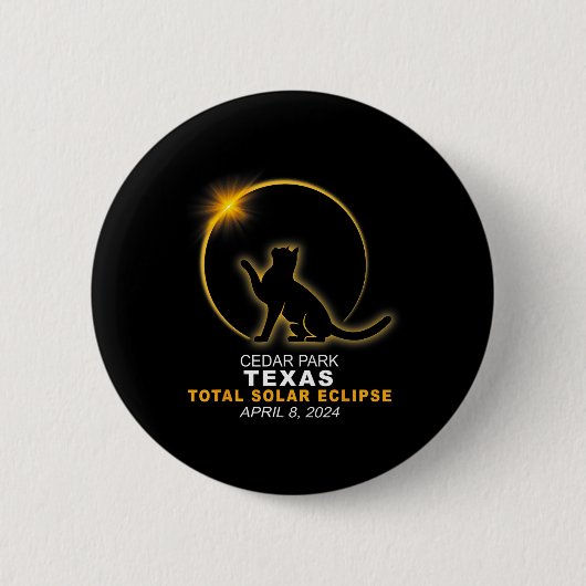 Park Total Solar Eclipse 8.4.2024 Button (Vorderseite)