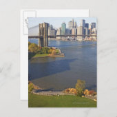 Park und Stadtbild Postkarte (Vorne/Hinten)