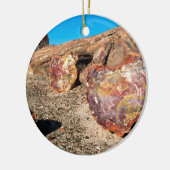 Park-versteinerter Wald Keramik Ornament (Links)