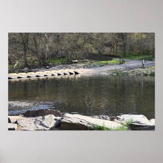 Park Waterscape Poster (Vorne)