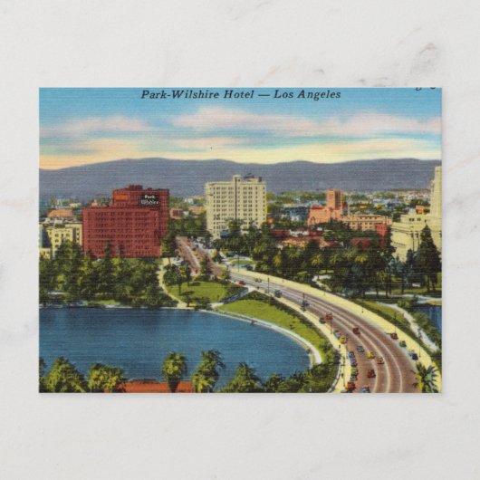 Park-Wilshire Hotel, Los Angeles Postkarte (Vorderseite)