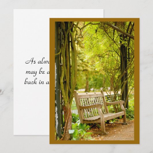 Parkbank (Vorne/Hinten)