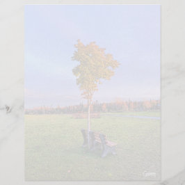 Parkbank - 8,5" x 11" Stationierblech