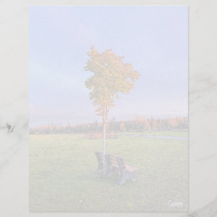 Parkbank - 8,5" x 11" Stationierblech