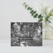 Parkbank Postkarte (Stehend Vorderseite)