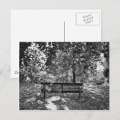 Parkbank Postkarte (Vorne/Hinten)