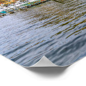 Parkboote Destin Florida Hafen Poster (Ecke)