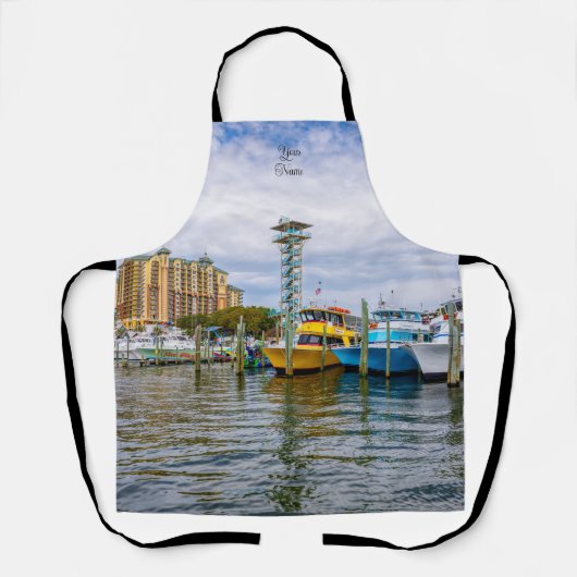 Parkboote Destin Florida Hafen Schürze (Vorderseite)