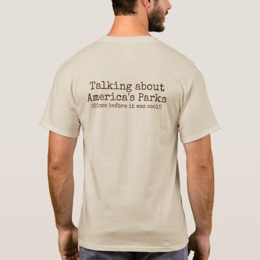 #ParkChat Twitter-T - Shirt Canyonlands (Rückseite)