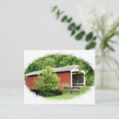 Parke Landkreis Indiana Postkarte (Stehend Vorderseite)