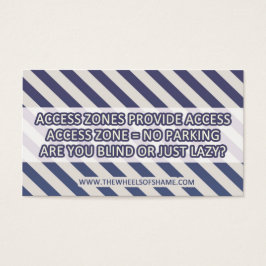 Parken nur für Behinderte!