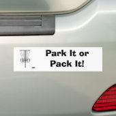 Parken Sie es oder verpacken Sie es! Autoaufkleber (Auf Auto)