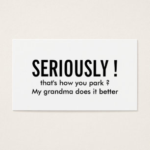 Parkendes lustiges einfaches Schwarzes