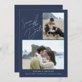Parker 2 Foto Wedding Save the Date (Vorne/Hinten)