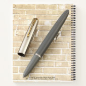 Parker 51 Vacumatic Dove Gray 1948 Notizblock (Rückseite)