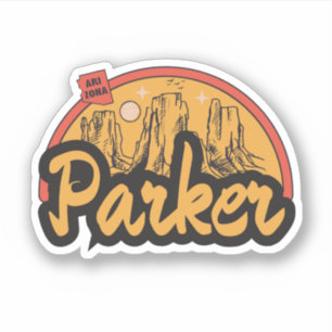 Parker, Arizona-Aufkleber Aufkleber