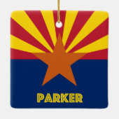 Parker AZ Flag Keramikornament (Rückseite)