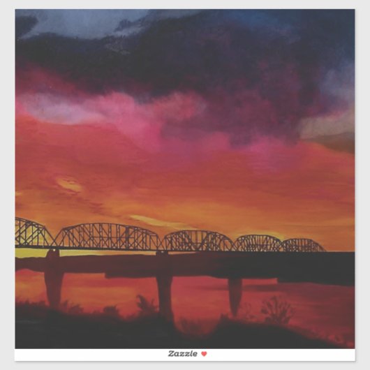 Parker-Bahnbrücke #2 Aufkleber (Blatt)