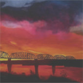 Parker-Bahnbrücke #2 Aufkleber (Vorderseite)