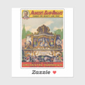 Parker Band Organs, berühmt für Schönheit und Ton Aufkleber (Blatt)