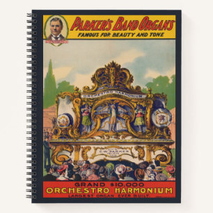 Parker Band Organs, berühmt für Schönheit und Ton Notizblock