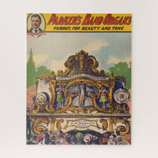 Parker Band Organs, berühmt für Schönheit und Ton Puzzle (Vertikal)