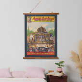 Parker Band Organs, berühmt für Schönheit und Ton Wandteppich Mit Holzrahmen (Schlafzimmer)