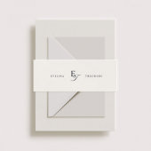 Parker Classic Monogramm Einladungsbanderole