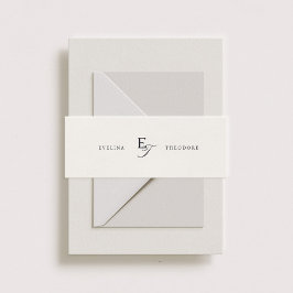 Parker Classic Monogramm Einladungsbanderole