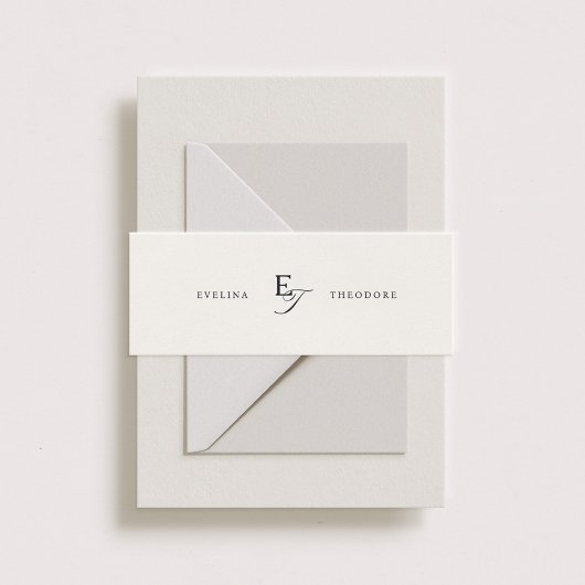 Parker Classic Monogramm Einladungsbanderole