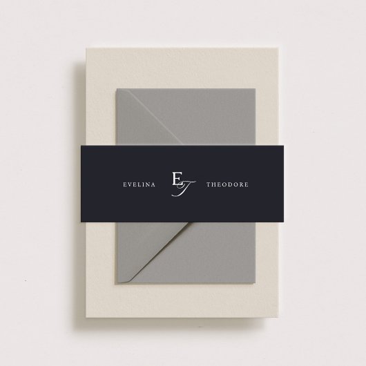 Parker Classic Monogramm Einladungsbanderole