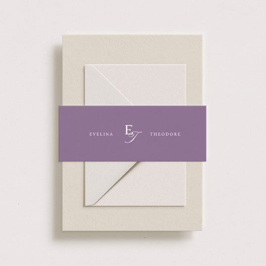 Parker Classic Monogramm Einladungsbanderole