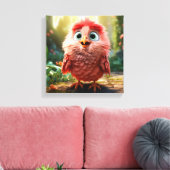 Parker - Das Rote Kardinal Leinwanddruck (Insitu (Wohnzimmer))