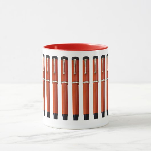 Parker Duofold Big Red Fotain Pens Tasse (Zentrum)