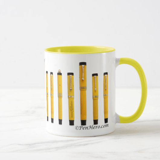 Parker Duofold Mandarin Füllfederhalter Tasse (Rechts)