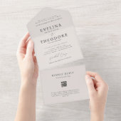 Parker Elegantes Siegel und Einladung zur Hochzeit (Abreißen)