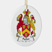 Parker Familienwappen Keramik Ornament (Rechts)