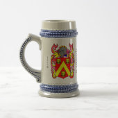 Parker Familienwappen Stein Bierglas (Links)