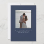 Parker feierliche Hochzeit Einladung (Rückseite)