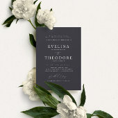 Parker feierliche Hochzeit Einladung