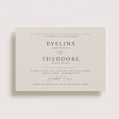 Parker Formal Landsape Hochzeit Einladung