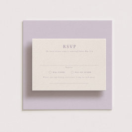 Parker Formal Landscape Wedding RSVP Card Einladung