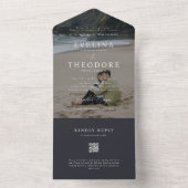 Parker Foto Siegel und Senden Hochzeit Einladung (Innen Boden)